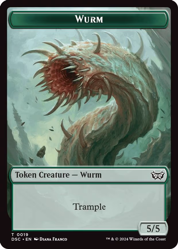 Wurm (0019) // Insect (0010) Double-Sided Token