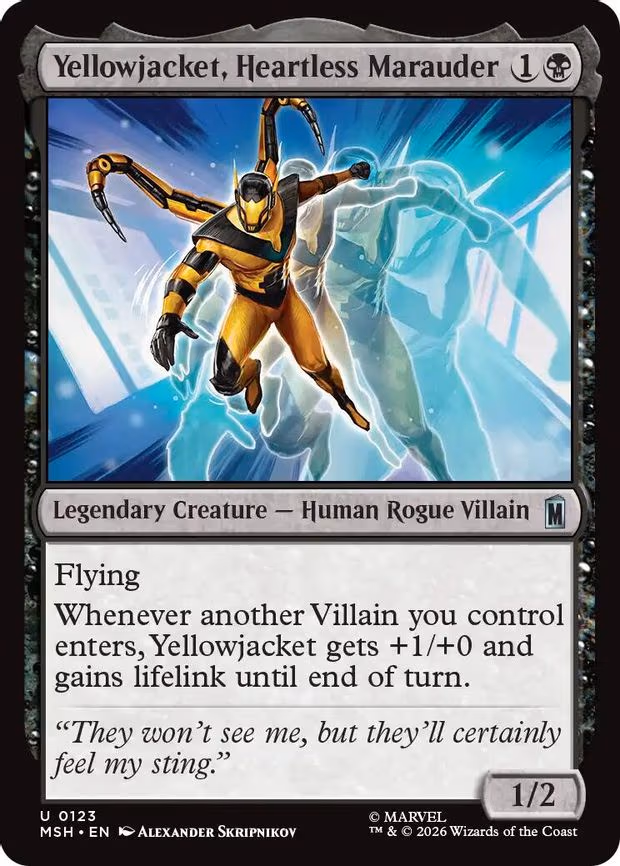 Yellowjacket, Heartless Marauder - U (123)