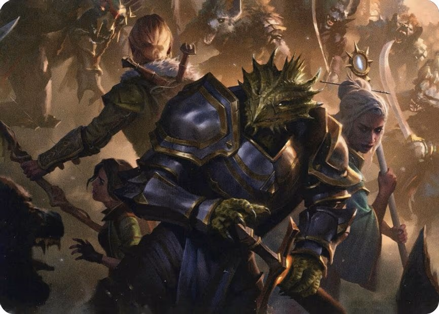 You Come to the Gnoll Camp Art Card
