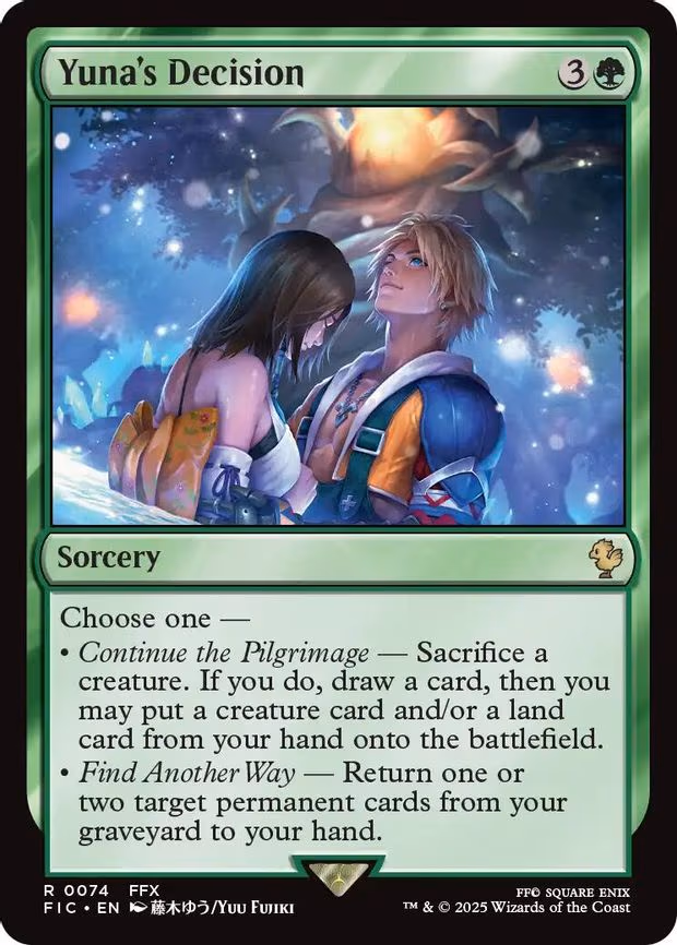 Yuna's Decision