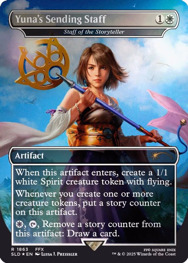 Yuna's Sending Staff - Staff of the Storyteller