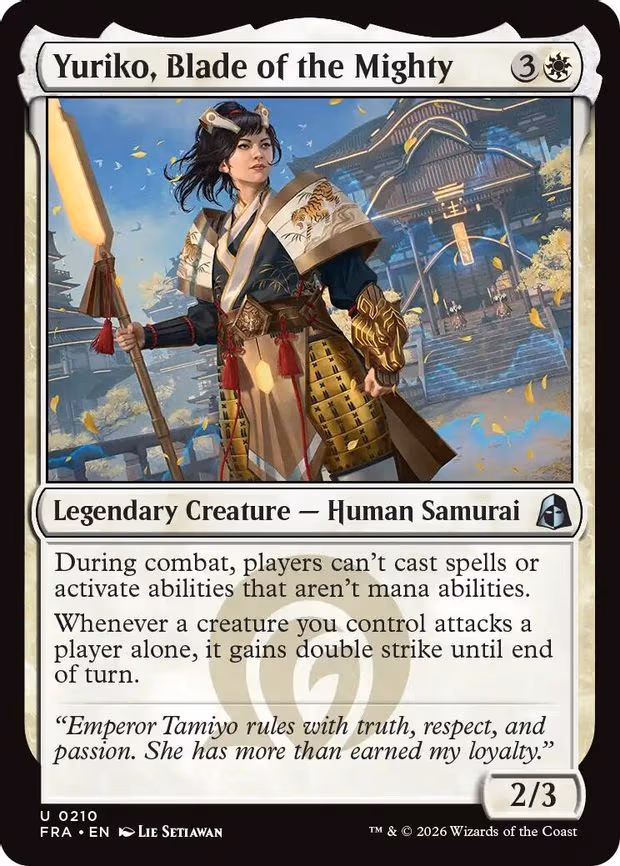 Yuriko, Blade of the Mighty - U (210)