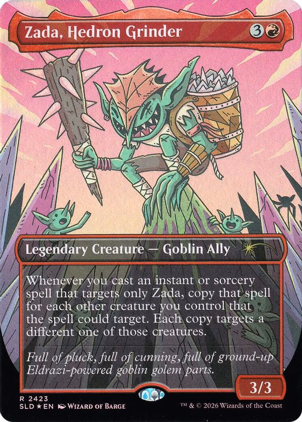 Zada, Hedron Grinder (Display Commander) - Thick Stock - R