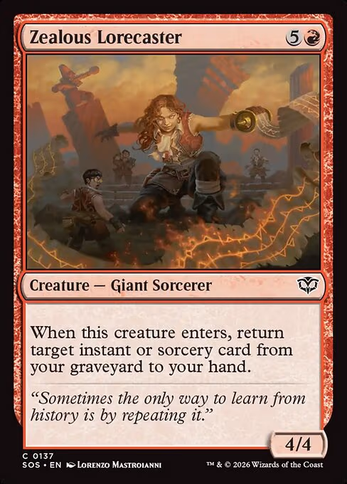 Zealous Lorecaster