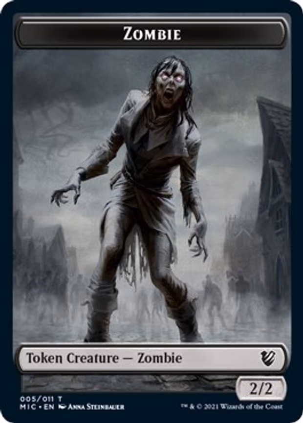 Zombie (005 MIC) // Zombie (005 MID) Double-Sided Token