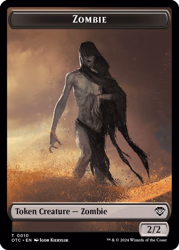 Zombie // Ox Double-Sided Token - T (10 // 3)