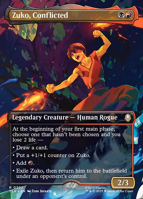 Zuko, Conflicted