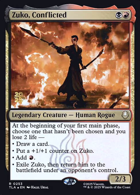 Zuko, Conflicted