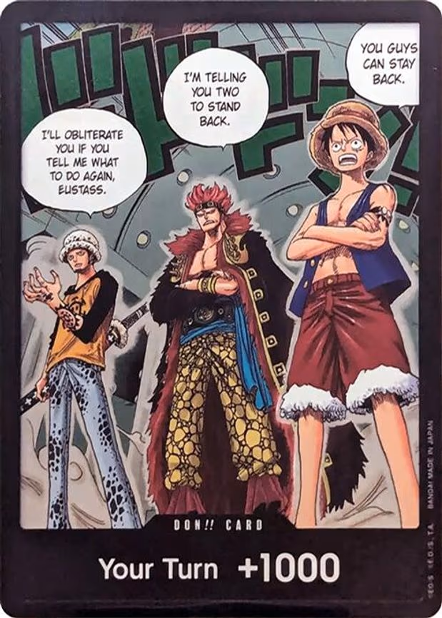 DON!! Card (Trafalgar Law, Eustass Kid and Monkey.D.Luffy) (Double Pack Set Vol. 4)