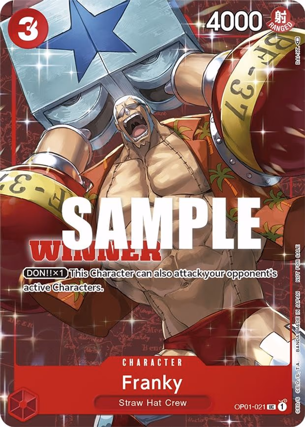 Franky (Tournament Pack Vol. 2) [Winner] - PR (OP01-021)