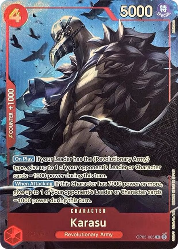 Karasu (Premium Card Collection -Best Selection Vol. 2 - R (OP05-005)