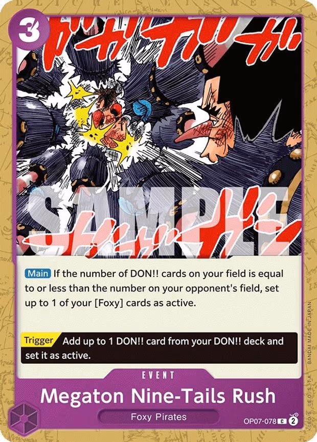 Megaton Nine-Tails Rush - C (OP07-078)