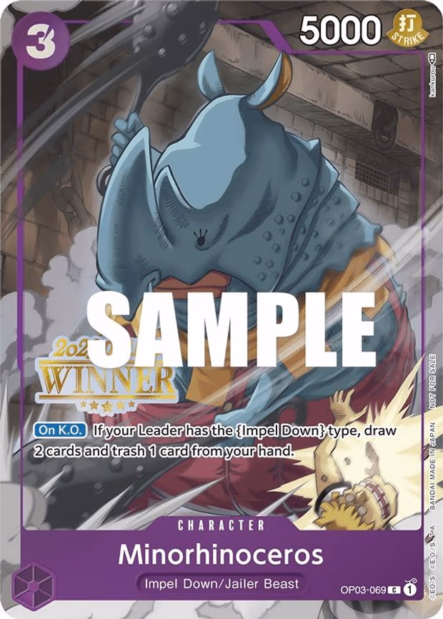 Minorhinoceros (Online Regional 2023) [Winner] - PR (OP03-069)
