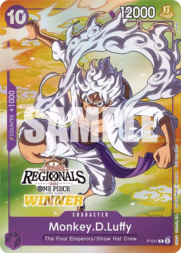 Monkey.D.Luffy (041) (Offline Regional 2024 Vol. 2) [Winner] - PR (P-041)