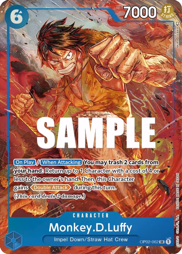 Monkey.D.Luffy - SR (OP02-062)