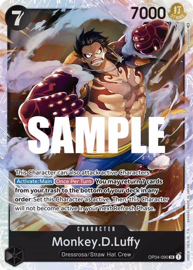 Monkey.D.Luffy - SR (OP04-090)