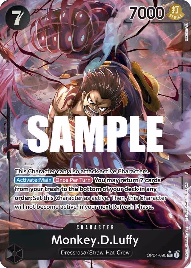 Monkey.D.Luffy - SR (OP04-090)