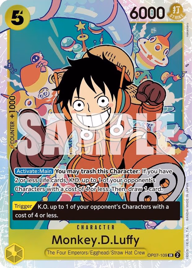 Monkey.D.Luffy - SR (OP07-109)