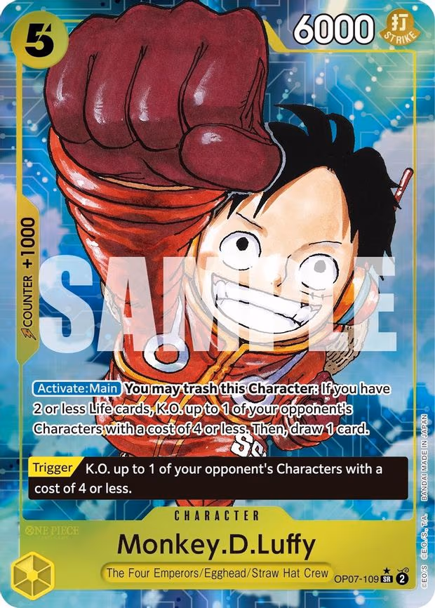 Monkey.D.Luffy - SR (OP07-109)