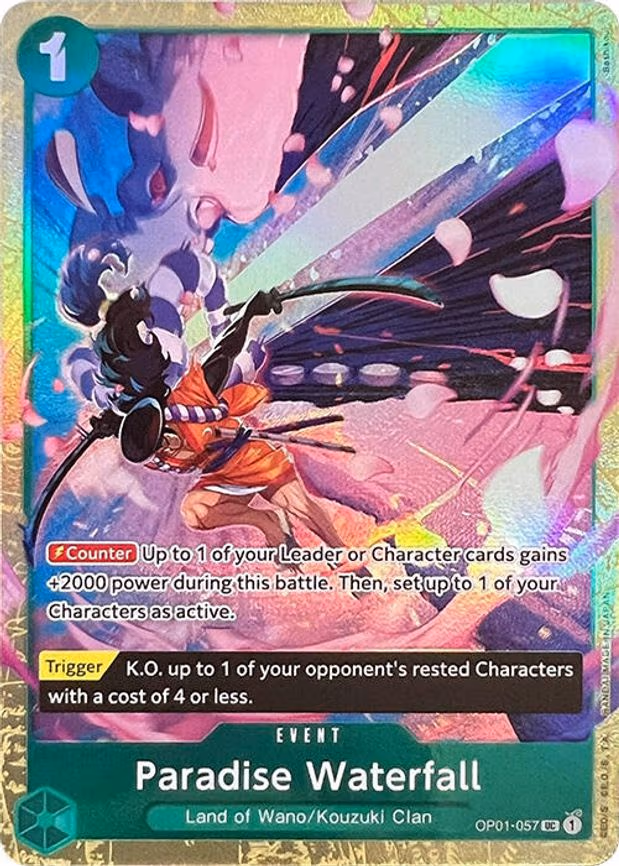 Paradise Waterfall (Premium Card Collection -Best Selection Vol. 1 - UC (OP01-057)
