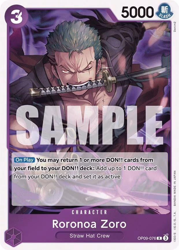 Roronoa Zoro - R (OP09-076)