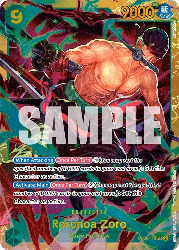 Roronoa Zoro - SEC (OP06-118)