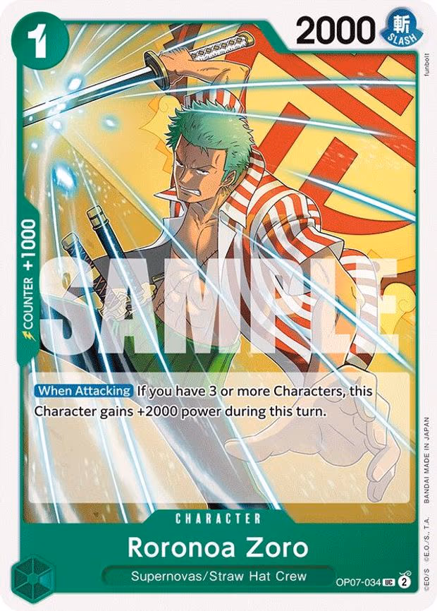 Roronoa Zoro - UC (OP07-034)