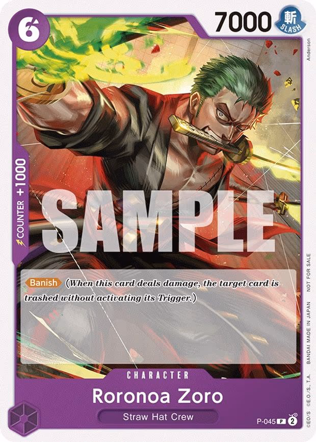 Roronoa Zoro - PR (P-045)
