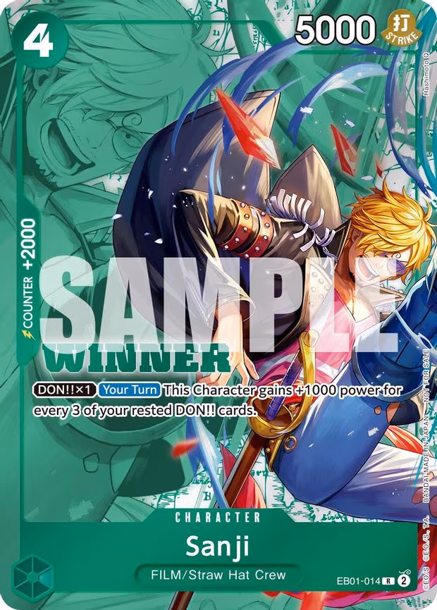 Sanji (Winner Pack 2025 Vol. 1) - R (EB01-014)