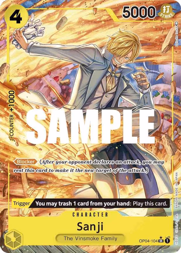 Sanji - SR (OP04-104)