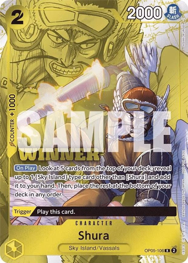 Shura (Winner Pack Vol. 7) - R (OP05-106)
