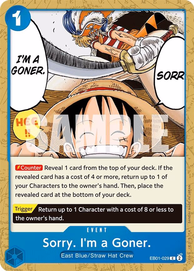 Sorry. I'm a Goner. - C (EB01-029)