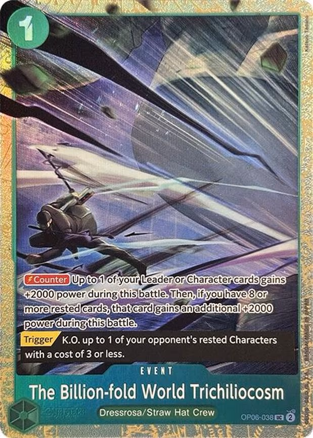 The Billion-fold World Trichiliocosm (Premium Card Collection -Best Selection Vol. 2 - UC (OP06-038)