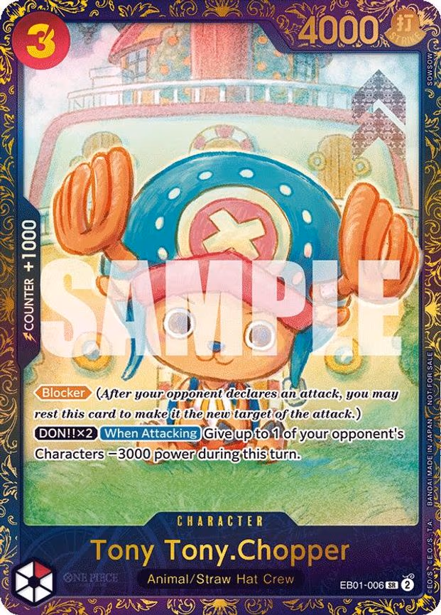 Tony Tony.Chopper (Treasure Cup 2024) - SR (EB01-006)