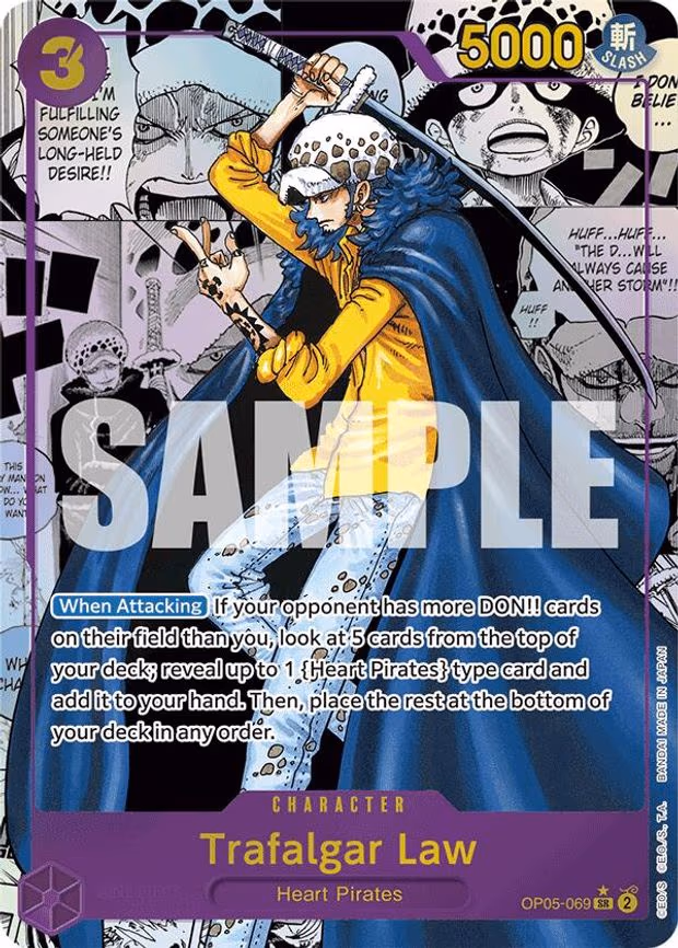 Trafalgar Law (OP05-069) (Manga) - SR (OP05-069)