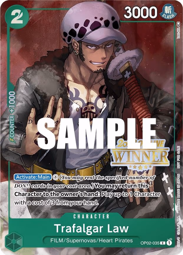 Trafalgar Law (Offline Regional 2023) [Winner] - PR (OP02-035)