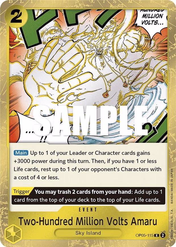 Two-Hundred Million Volts Amaru - R (OP05-115)
