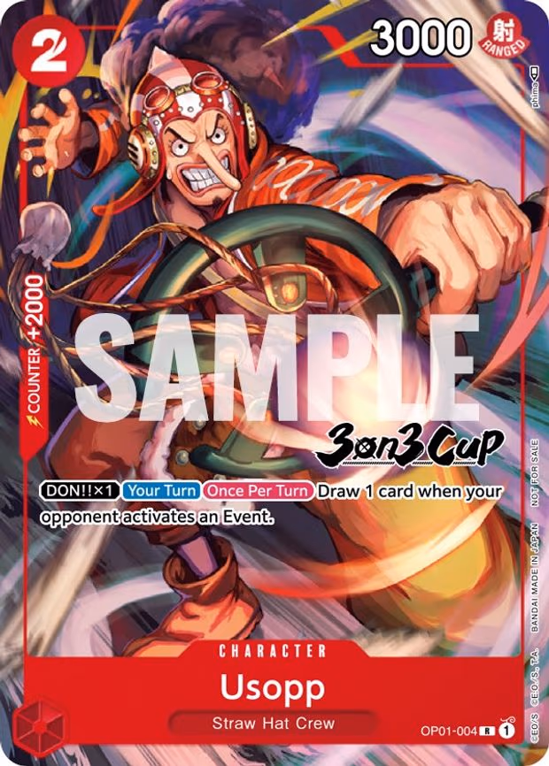 Usopp (3-on-3 Cup) [Winner] - R (OP01-004)