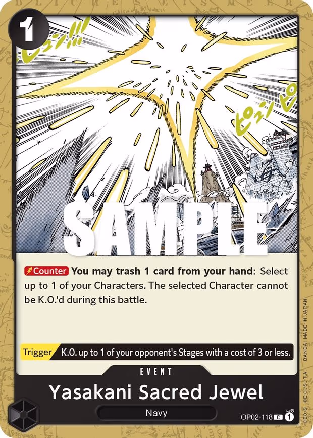 Yasakani Sacred Jewel - C (OP02-118)
