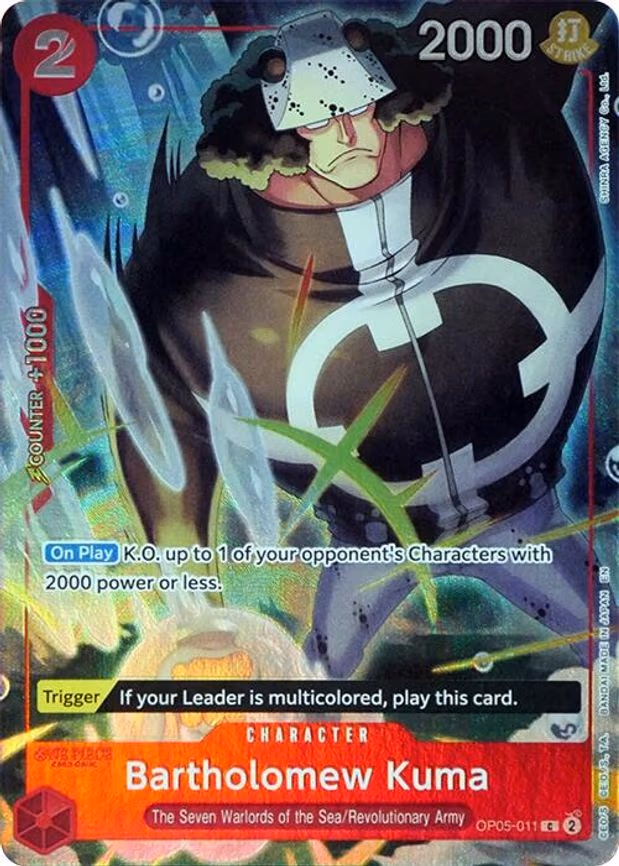 Bartholomew Kuma (Seven Warlords of the Sea Binder Set)