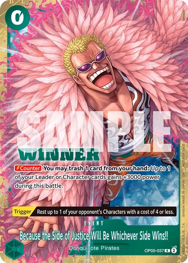 Because the Side of Justice Will Be Whichever Side Wins!! (Winner Pack 2025 Vol. 4)