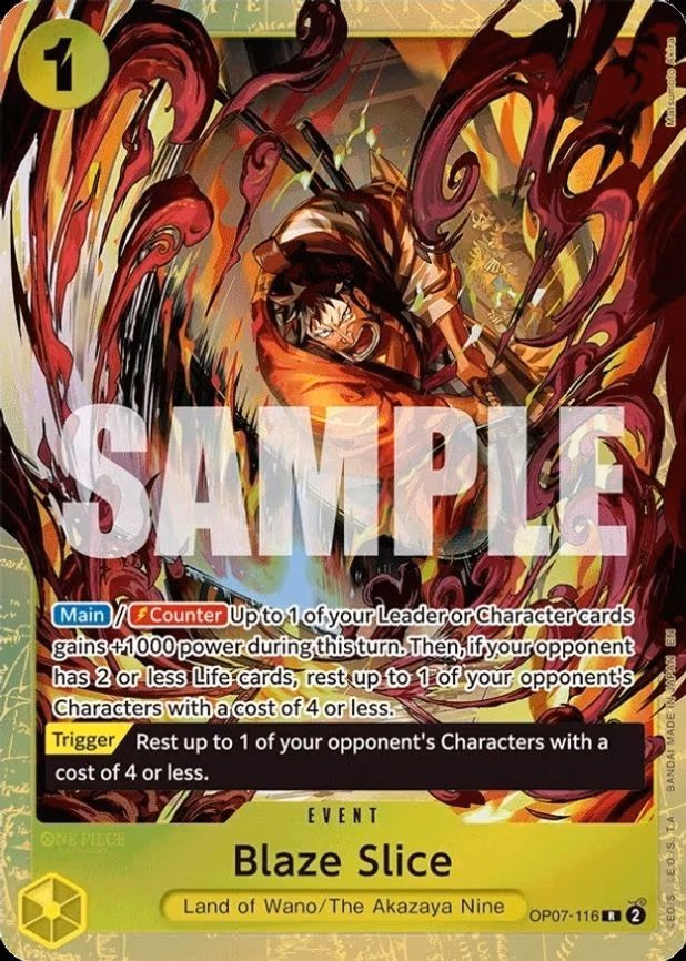 Blaze Slice (Premium Card Collection -Best Selection Vol. 5 - R (OP07-116)