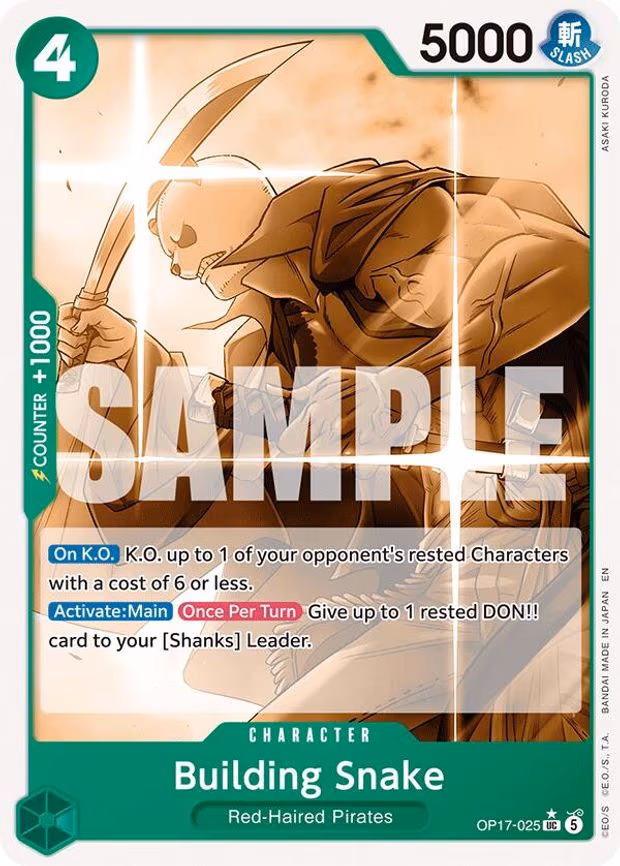 Building Snake (Pandaman Art) - UC (OP17-025)