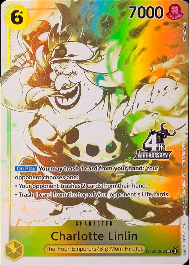 Charlotte Linlin (4th Anniversary Treasure Campaign Pack) - SR (ST20-005)