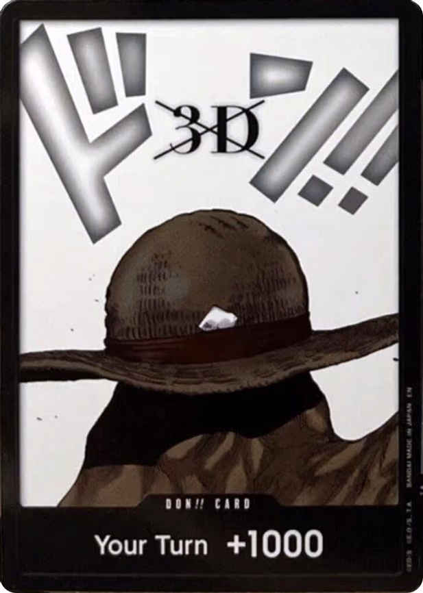 DON!! Card (3D) (Double Pack Set Vol. 8) - DON!!