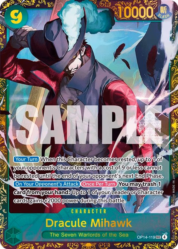 Dracule Mihawk - SEC (OP14-119)