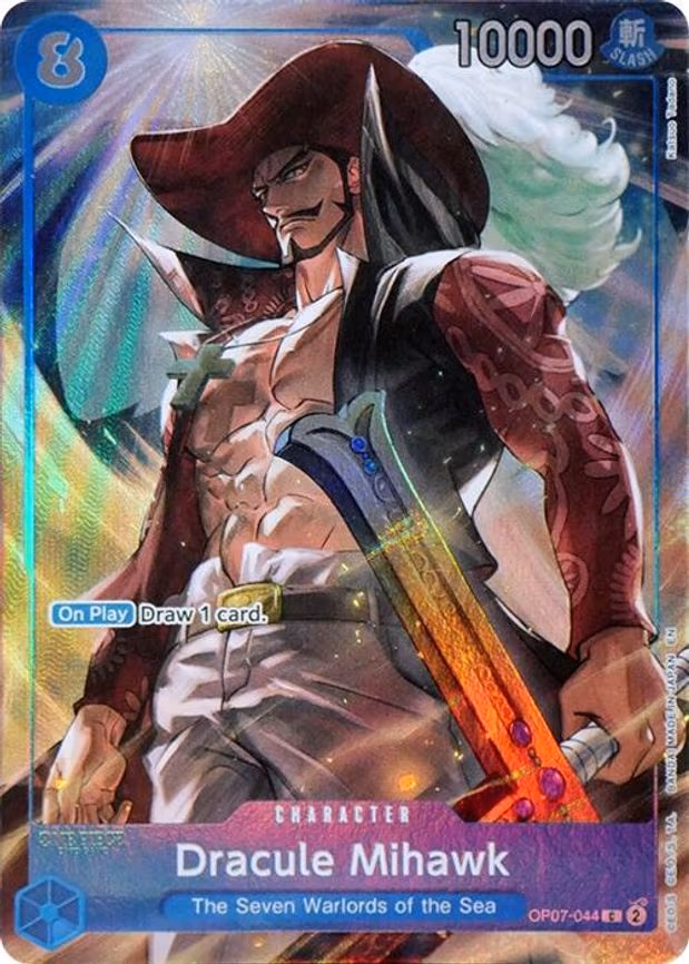 Dracule Mihawk (Seven Warlords of the Sea Binder Set) - C (OP07-044)