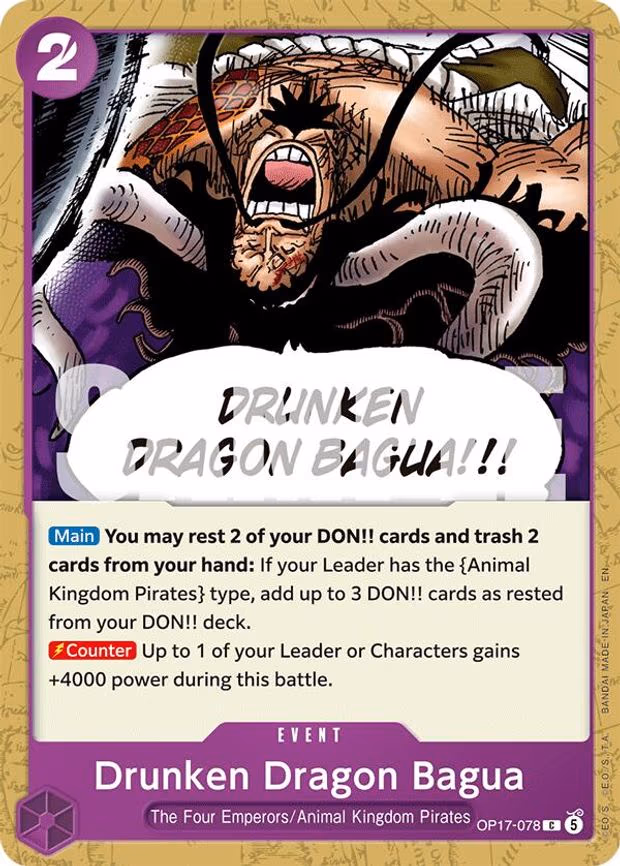 Drunken Dragon Bagua - C (OP17-078)