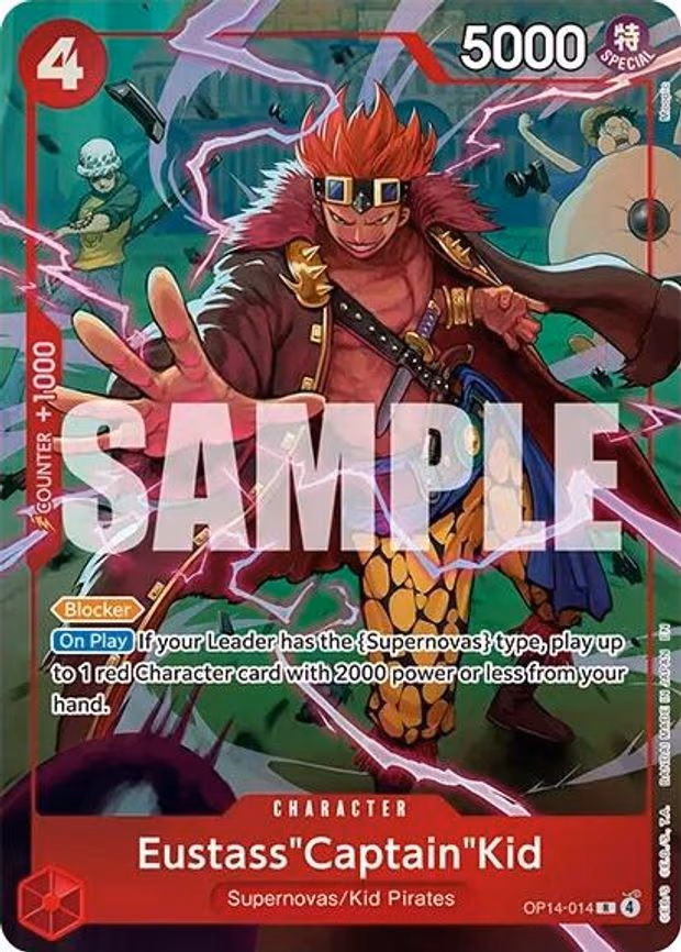 Eustass"Captain"Kid (One Piece Card Game Illustration Box Vol. 8) - R (OP14-014)