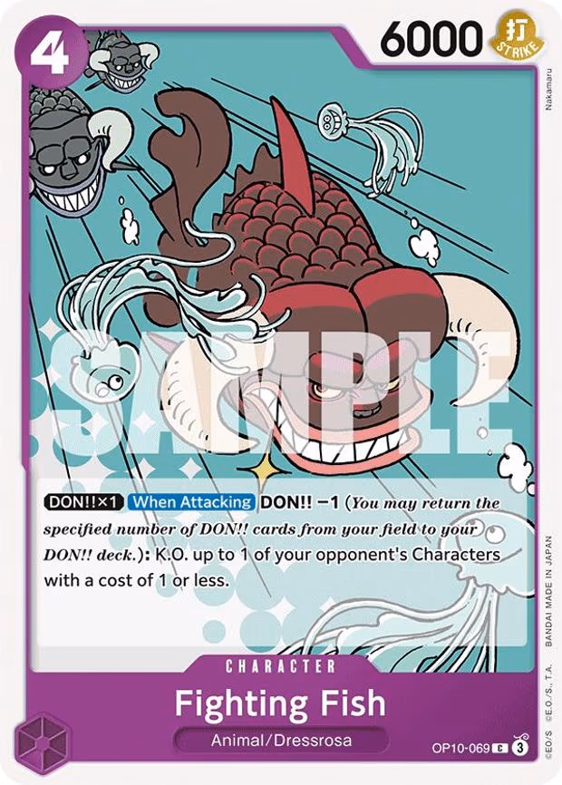 Fighting Fish - C (OP10-069)